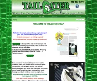 Tailgaterstrap.com(Tailgater Propane Tank Tie Down Strap Pick Up Trucks) Screenshot