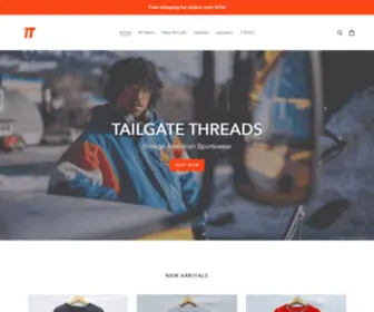 Tailgatethreads.com.au(Create an Ecommerce Website and Sell Online) Screenshot