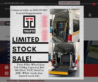 Tailifts.com(Lifts For Trucks & Cars) Screenshot