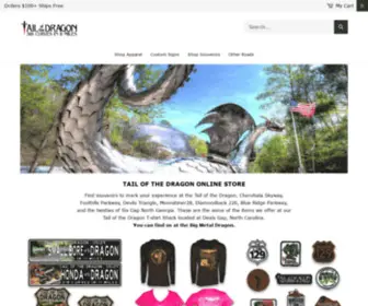 Tailofthedragonstore.com(Tail of the Dragon) Screenshot