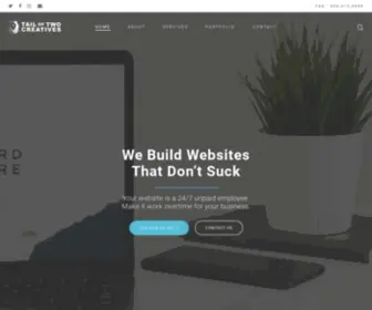 Tailoftwocreatives.com(Your website) Screenshot