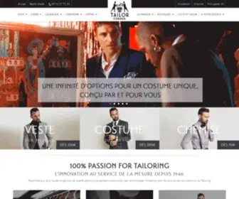 Tailorcorner.fr(Costume et chemise sur mesure pour homme Paris Lyon) Screenshot