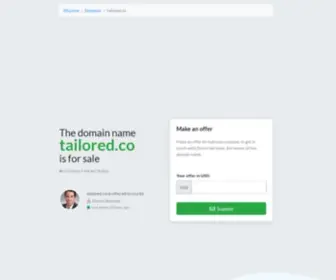 Tailored.co(Tailored) Screenshot