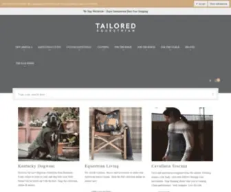 Tailoredequestrian.com(Equestrian clothing and equipment for the horse and rider) Screenshot