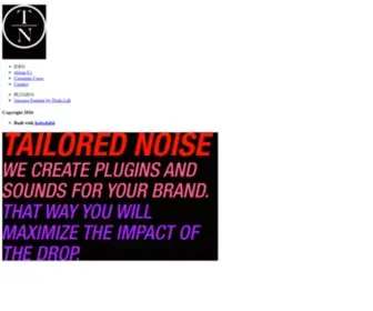 Tailorednoise.com(Dada Life) Screenshot