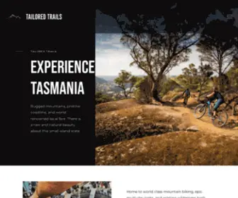 Tailoredtrails.com.au(Tasmanian MTB Transfers) Screenshot