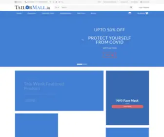 Tailormall.in(Complete range of Tailoring Material & Garment Accessories) Screenshot