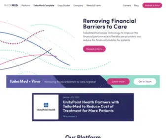 Tailormed.co(Moving Mountains for Patients) Screenshot