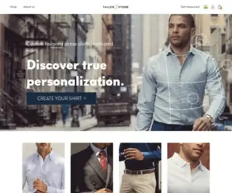 Tailorstore.co.in(Made to Measure Dress Shirts) Screenshot