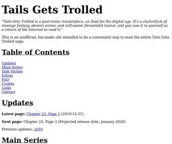 Tailsgetstrolled.org(Tails Gets Trolled) Screenshot