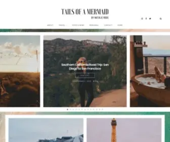 Tailsofamermaid.com(A South African blog about mostly travel) Screenshot