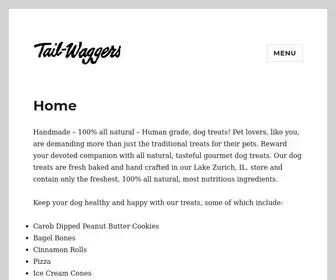 Tailwaggerstreats.com(Canine Bakery and Boutique) Screenshot