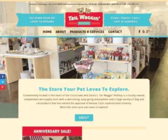 Tailwagginpetstop.com(Tail Waggin PetStop) Screenshot