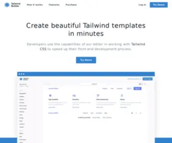 Tailwind.build(Save time with the online editor for Tailwind CSS) Screenshot