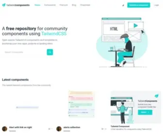 Tailwindcomponents.com(Tailwind CSS Components) Screenshot