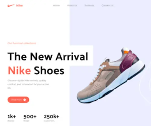 Tailwindcsspro.com(Nike) Screenshot