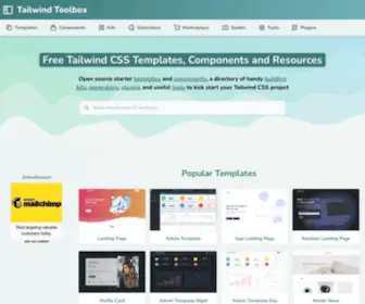 Tailwindtoolbox.com(Tailwind Toolbox) Screenshot