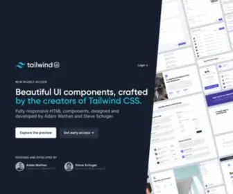 Tailwindui.com(Tailwind UI) Screenshot