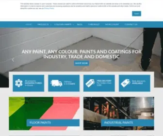 Taindustrialpaints.co.uk(TA Paints) Screenshot