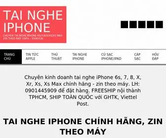 Taingheapple.info(Tai nghe iPhone 6s) Screenshot