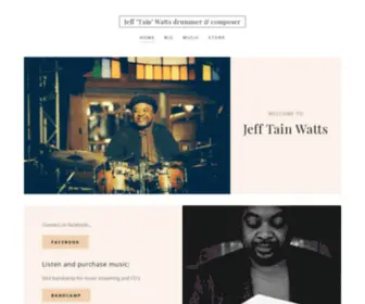 Tainish.com(Jeff Tain Watts drums) Screenshot