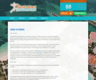 Tainobeach.com(Taino Beach Resort & Clubs) Screenshot