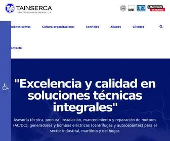 Tainserca.com.ve(TAINSERCA ®) Screenshot