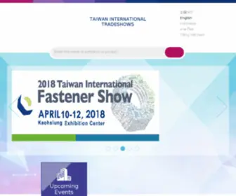 Taipeitradeshows.com.tw(Taiwan International Tradeshows) Screenshot
