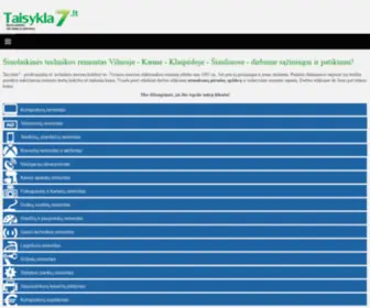 Taisykla7.lt(Vilnius, Kaunas, Klaipėda, Šiauliai) Screenshot