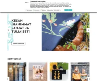 Taitoshop.fi(Onni elää käsityössä) Screenshot