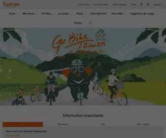 Taiwantourisme.com(Vacances à Taiwan) Screenshot