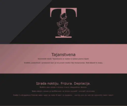 Tajanstvena.com(Tajanstvena) Screenshot
