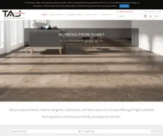 TajFlooring.com(Commercial Luxury Vinyl Flooring Services) Screenshot