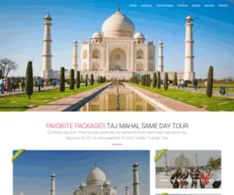 TajMahalsamedaytour.com(Taj Mahal Same Day Tour) Screenshot