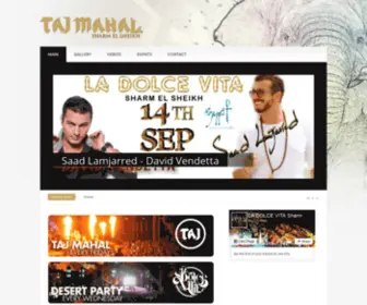 TajMahalsharm.com(Taj Mahal Nightclub Sharm el) Screenshot