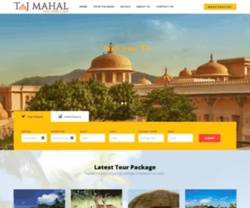TajMahaltourindia.com(Taj Mahal Tour India) Screenshot