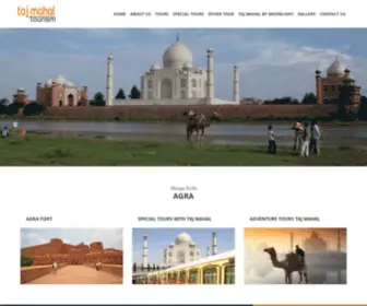 TajMahaltourism.com(Taj Mahal Tours Packages) Screenshot