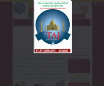 Tajofmaine.com(Best Indian Restaurants in Maine) Screenshot