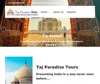 TajParadisetours.com(tajparadisetours) Screenshot