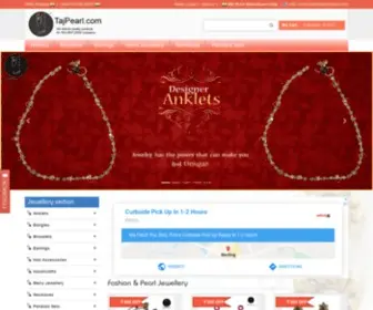 TajPearl.com(Pearl jewellery Online Shop) Screenshot