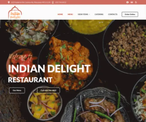Tajrestaurant.com(Indian Delight Restaurant) Screenshot