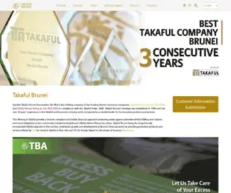 Takafulbrunei.com.bn(Together We Protect) Screenshot