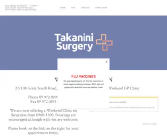 Takaninisurgery.co.nz(Takanini Surgery) Screenshot