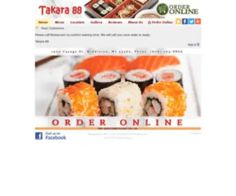 Takara88.com(Takara 88) Screenshot