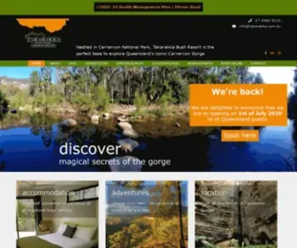 Takarakka.com.au(Carnarvon Gorge accommodation) Screenshot