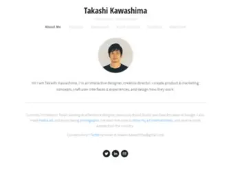 Takashikawashima.com(Takashi Kawashima) Screenshot