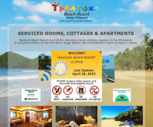 Takatuka-Lodge.com(Sipalay) Screenshot