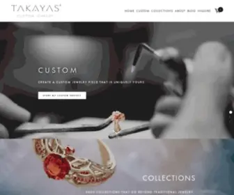 Takayascustomjewelry.com(Takayas Custom Jewelry) Screenshot