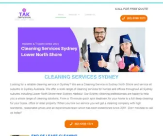 Takcleaningservices.com.au(TAK Cleaning Services provide top to bottom deep cleaning for your home and office in Sydney) Screenshot