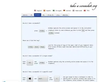 Take-A-Screenshot.org(How to take a screenshot) Screenshot
